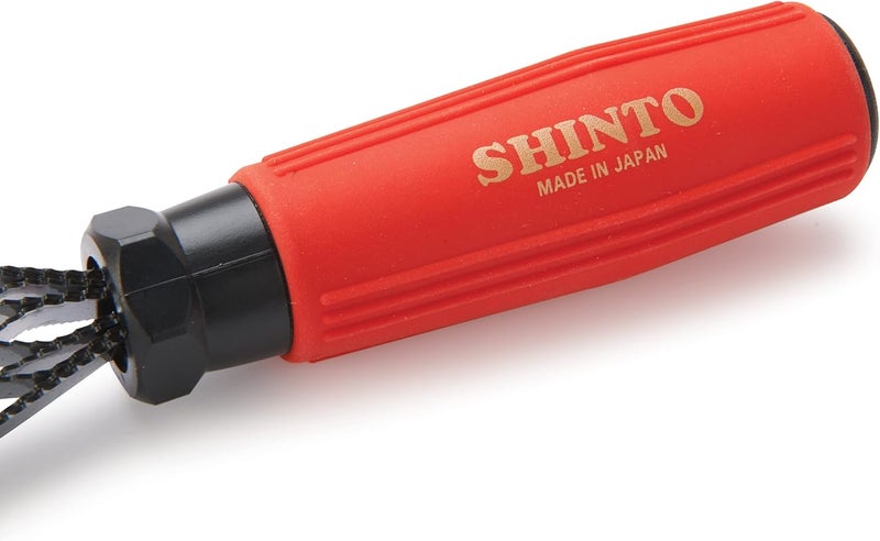 Shinto Saw File Rasp L with Wooden Handle - High Speed Steel Tool for Woodworking - Image 2